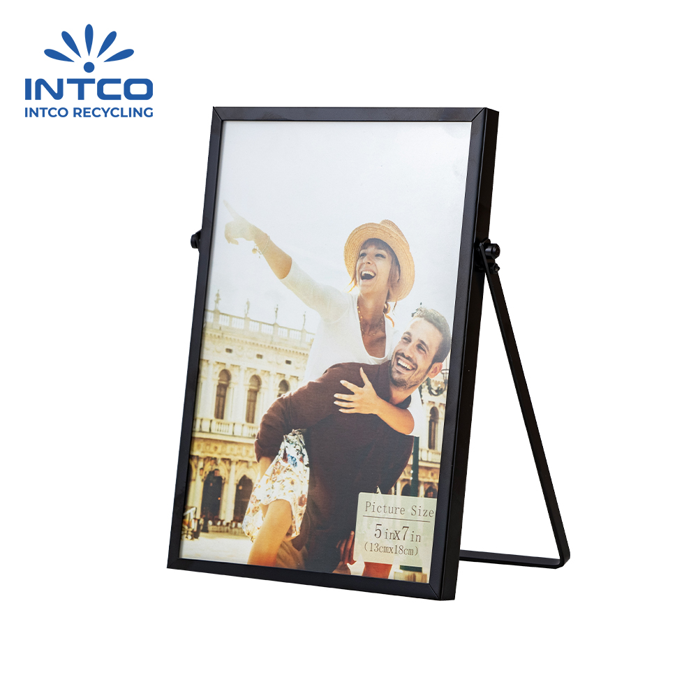 tabletop black metal photo frame